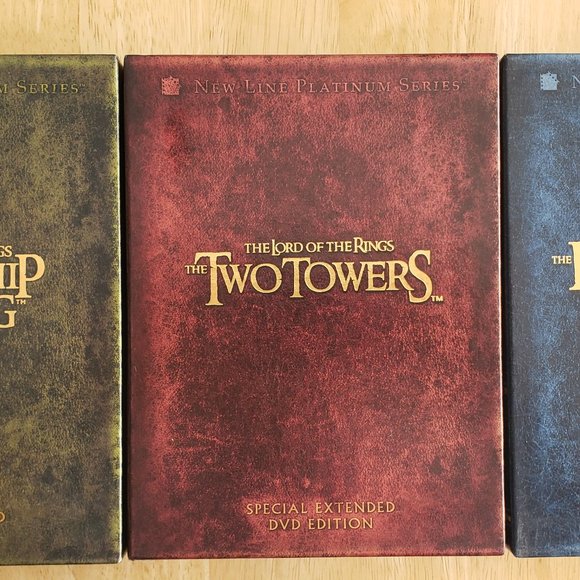 LORD OF THE RINGS DVDs SPECIAL EXTENDED EDITIONS 1,2 & 3 - Picture 1 of 4